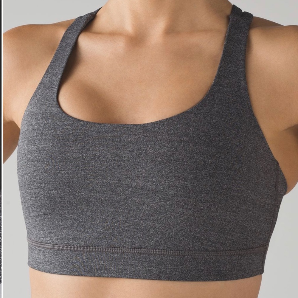 Energy Sports Bra Heathered Black size 10